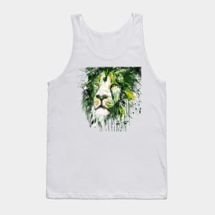 Lion Face Closeup Tank Top